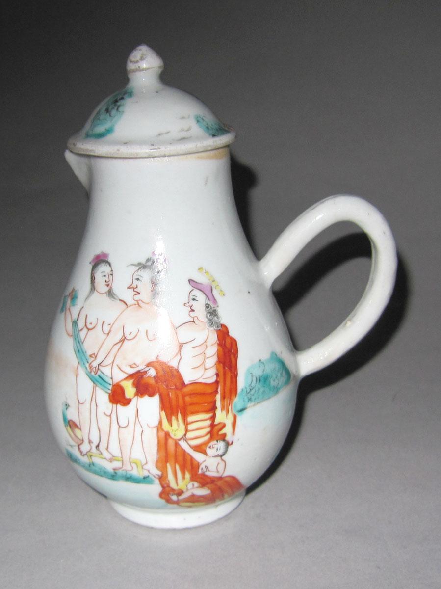 1992.0048 A, B Porcelain cream jug