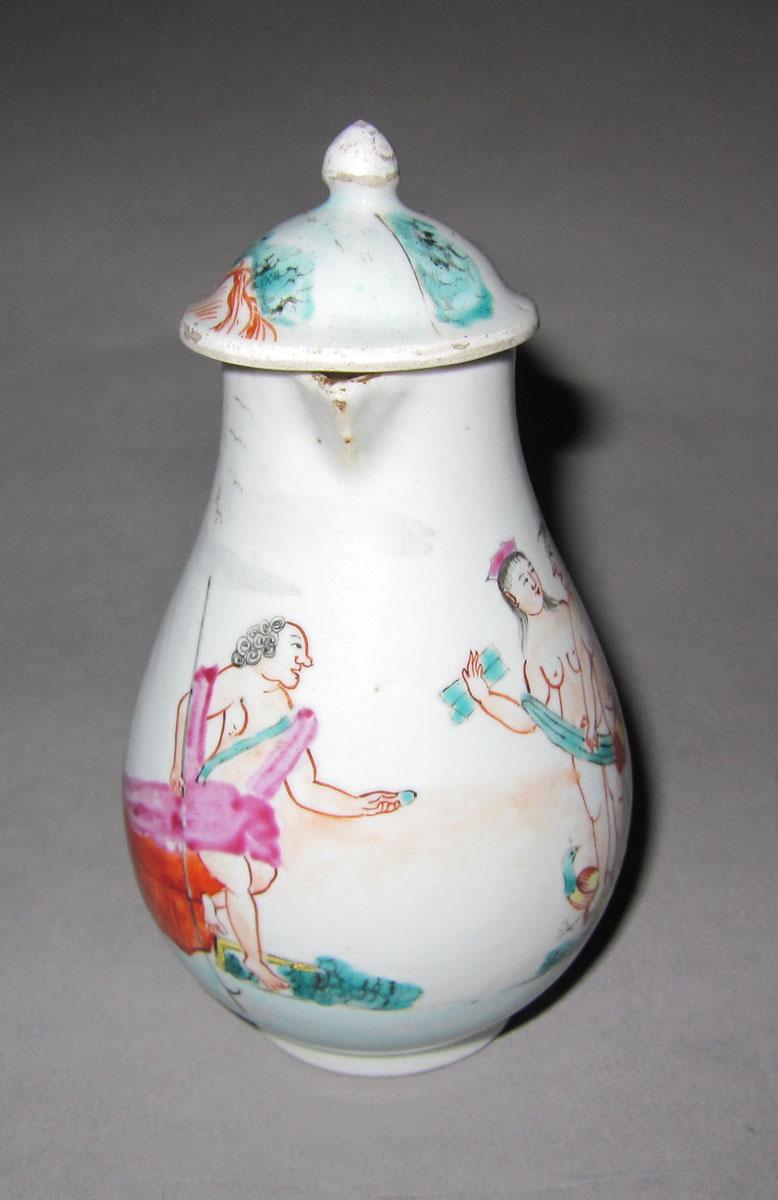 1992.0048 A, B Porcelain cream jug spout