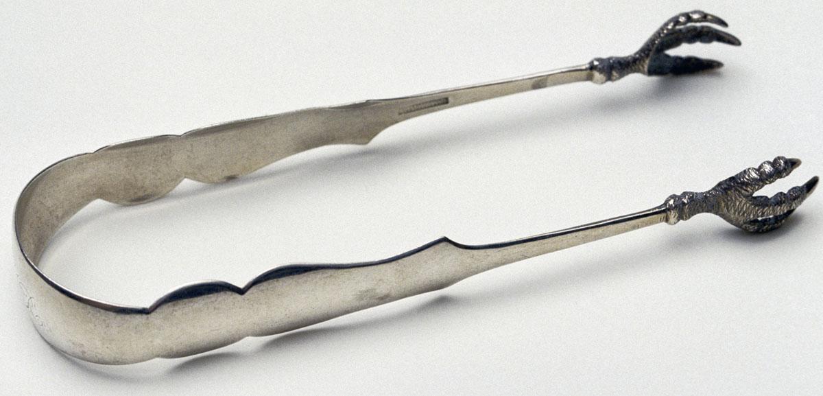1992.0054 Sugar Tongs, view 1