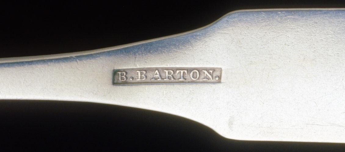 1992.0056 Spoon, Tablespoon, detail 1