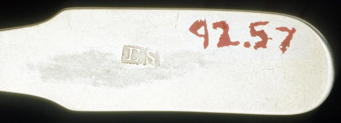 1992.0057 Spoon, Teaspoon, detail 1