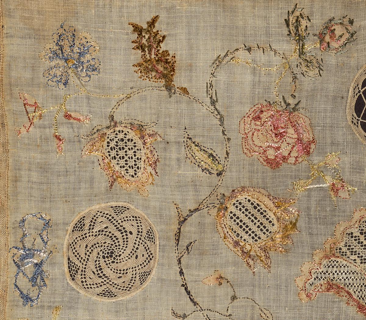 1992.0065 A Sampler, Verso, Detail 2
