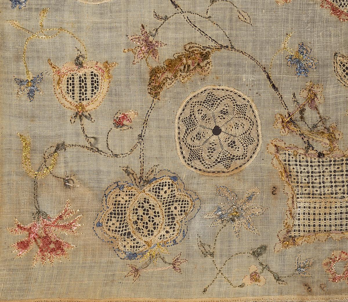 1992.0065 A Sampler, Verso, Detail 5