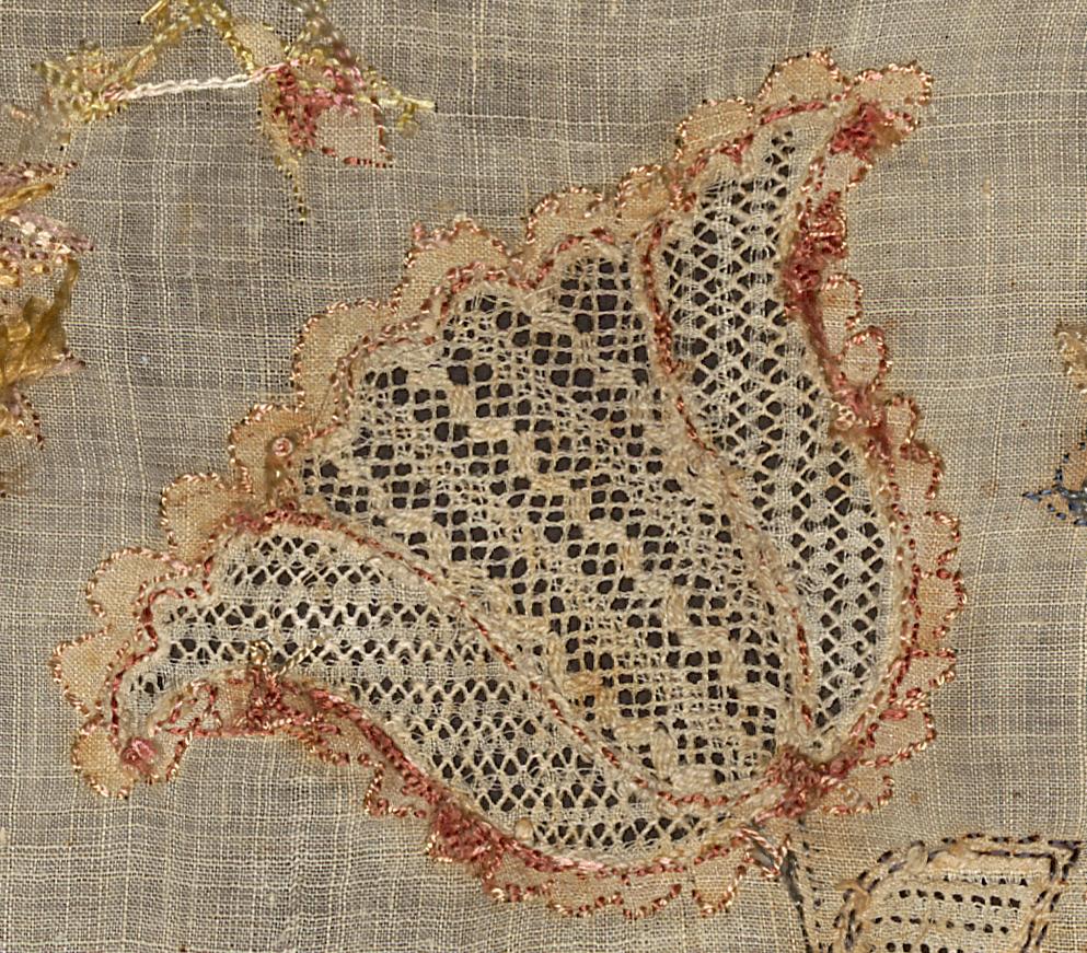 1992.0065 A Sampler, Verso, Detail 7
