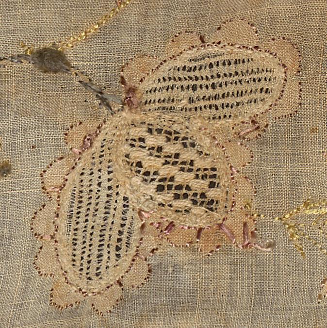 1992.0065 A Sampler, Verso, Detail 9