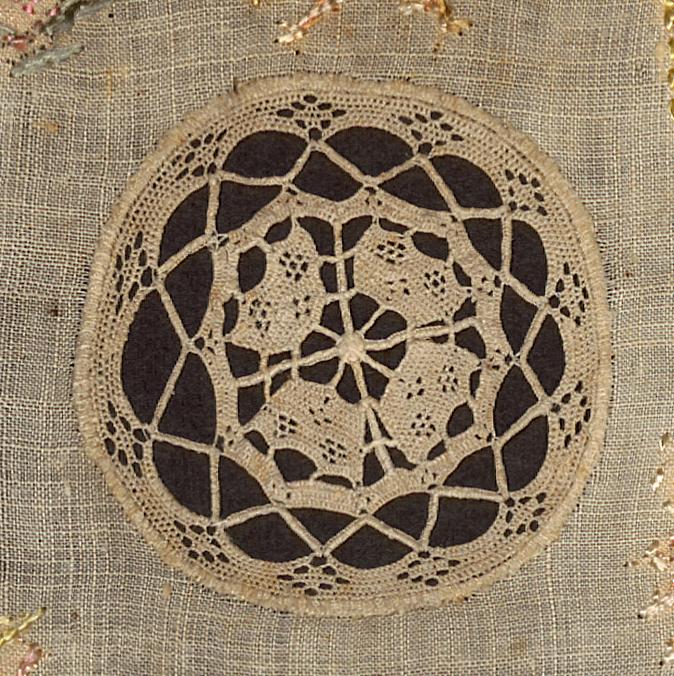 1992.0065 A Sampler, Verso, Detail 10