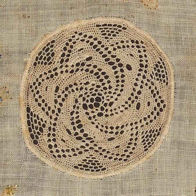 1992.0065 A Sampler, Verso, Detail 12