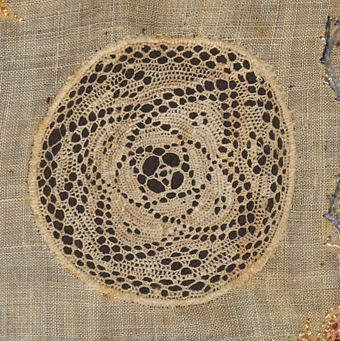 1992.0065 A Sampler, Verso, Detail 15
