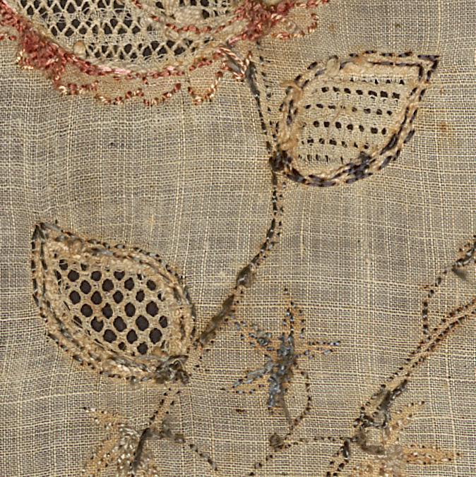 1992.0065 A Sampler, Verso, Detail 19