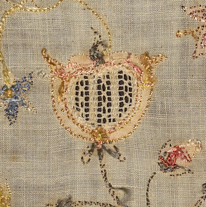 1992.0065 A Sampler, Verso, Detail 21