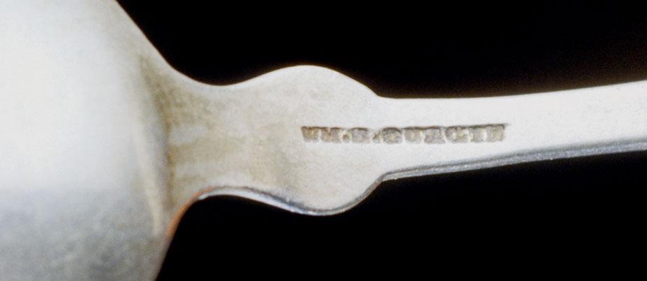 1992.0074 Spoon, Teaspoon, detail 1