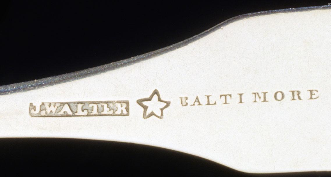 1992.0081 Spoon, Tablespoon, detail 1