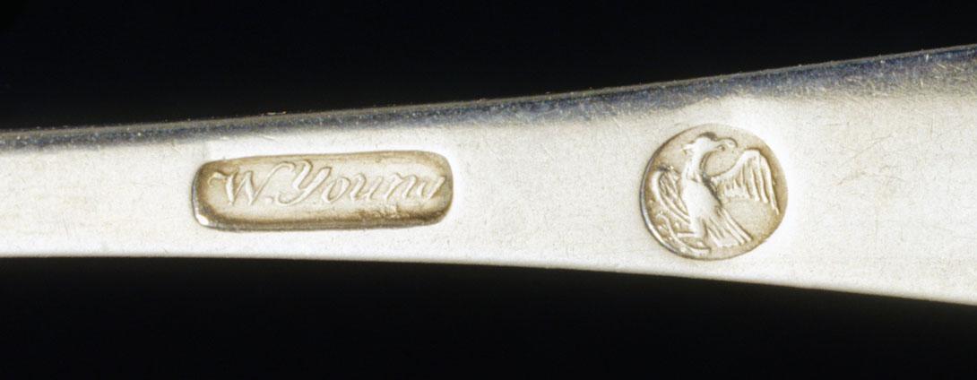 1992.0083 Spoon, Tablespoon, detail 1