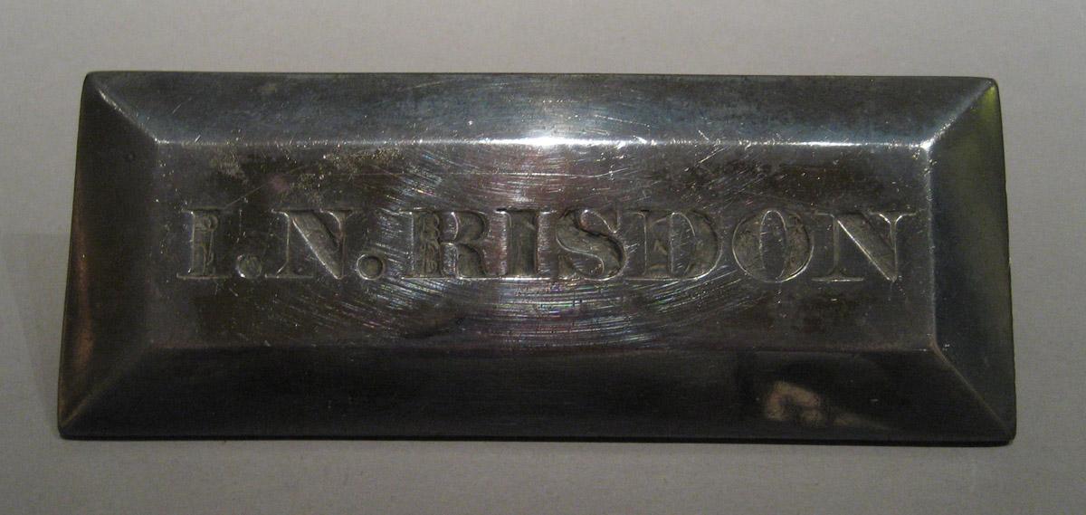 1992.0085 Door Name Plate
