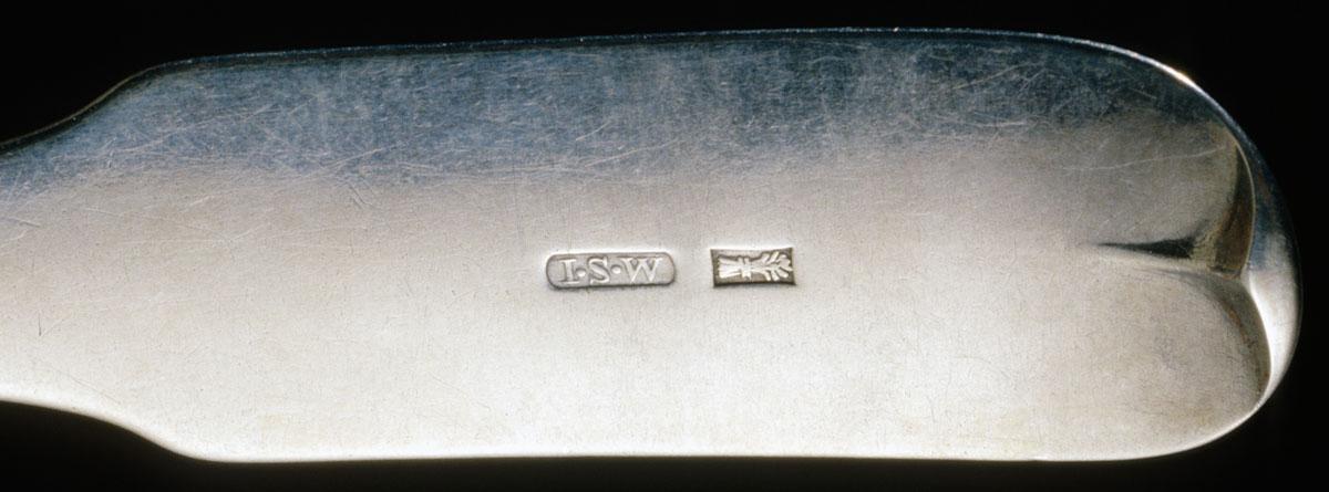 1992.0102 Spoon, Tablespoon, detail 1