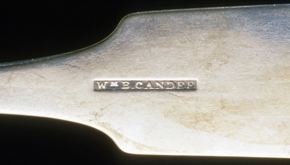 1992.0104 Spoon, Tablespoon, detail 1
