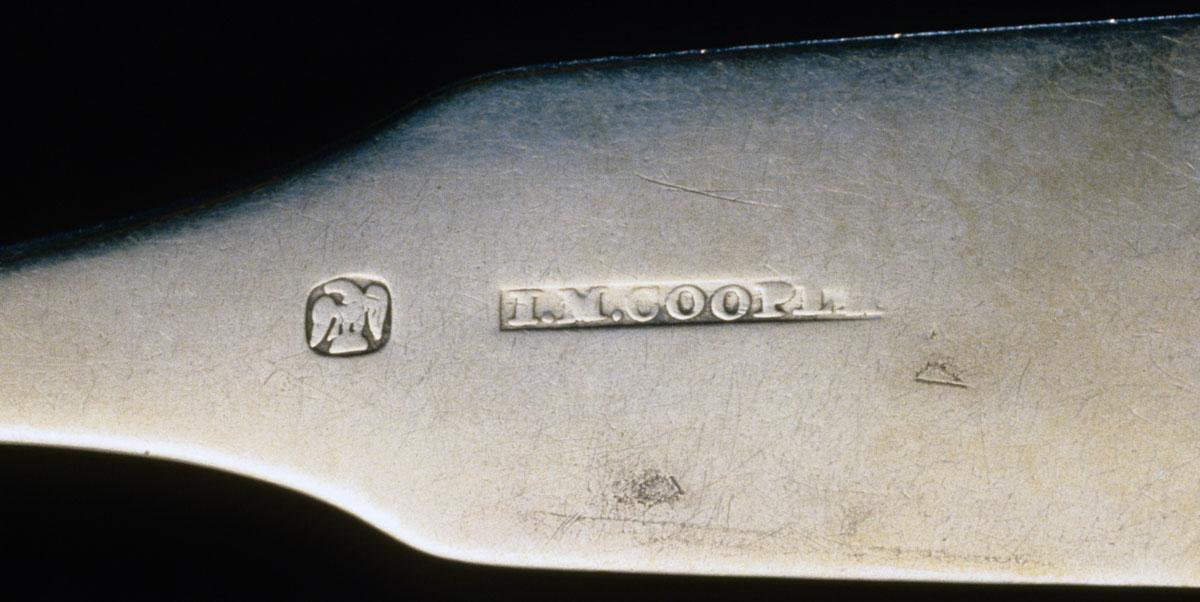 1992.0106 Spoon, Tablespoon, detail 1