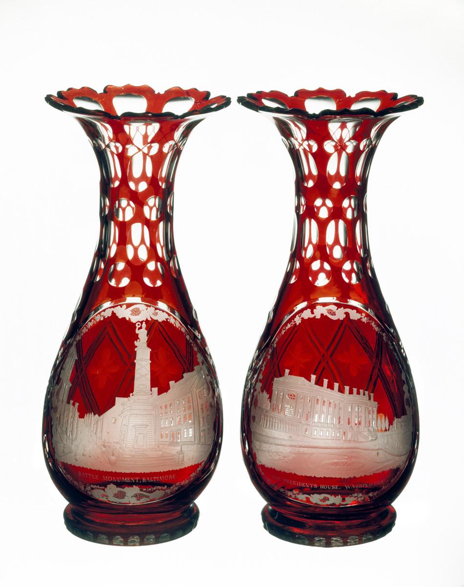 1992.0119.001, .002 Flower Containers