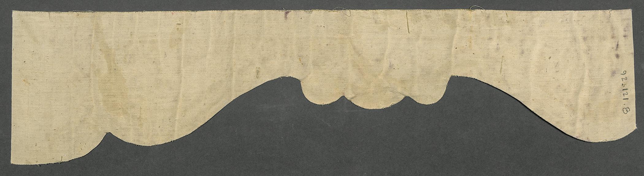 1992.0121.008 Wall covering, view 2, reverse