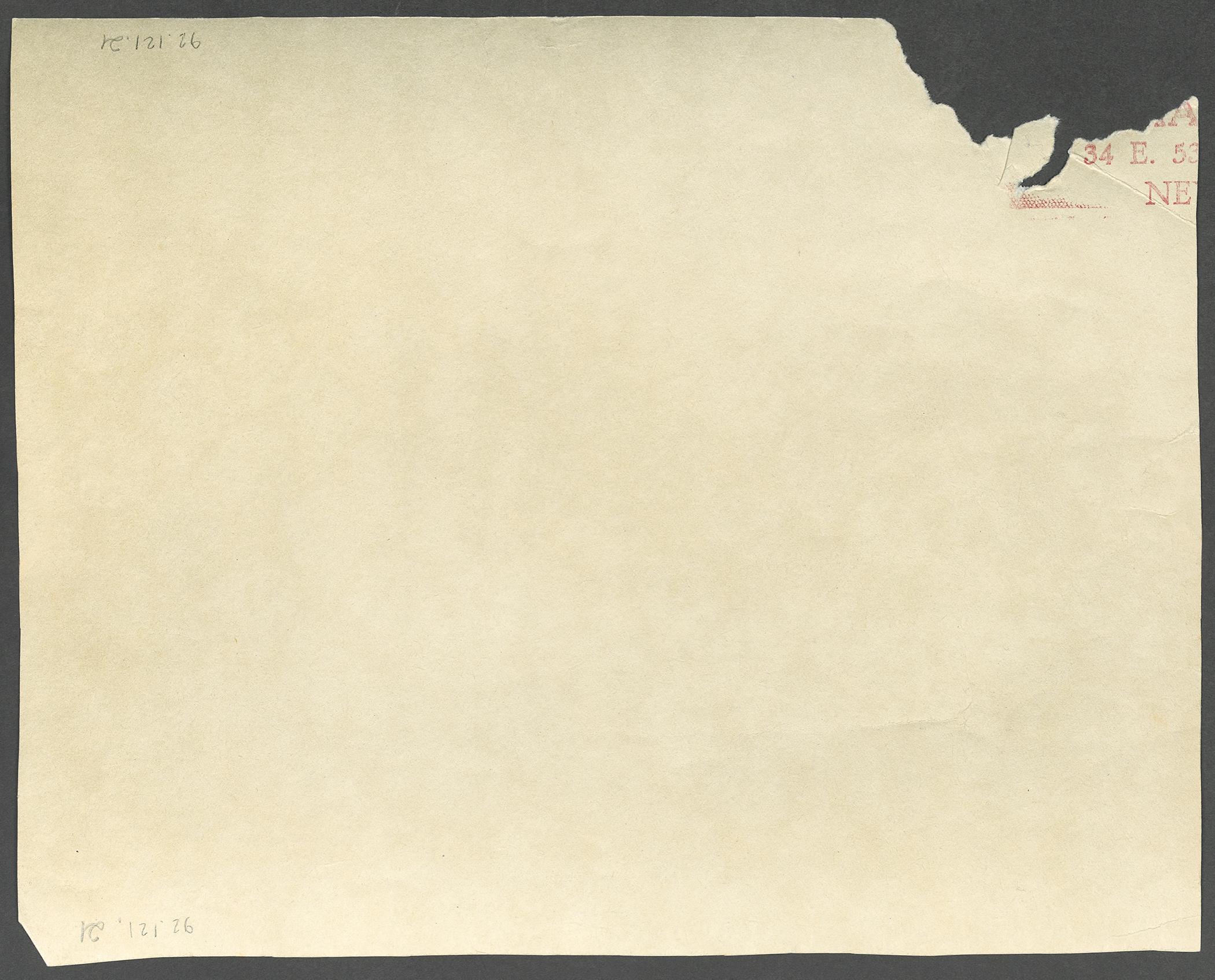 1992.0121.021 Wall covering, view 2, reverse