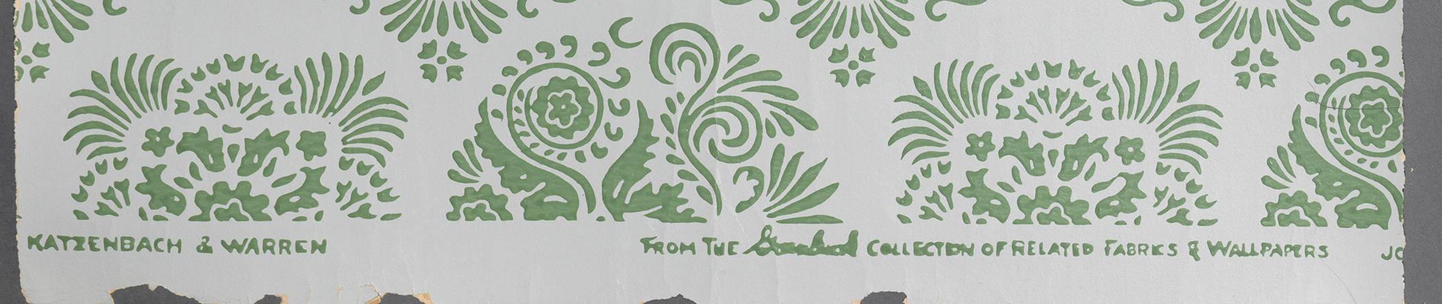 1992.0121.024 Wall covering, detail 2