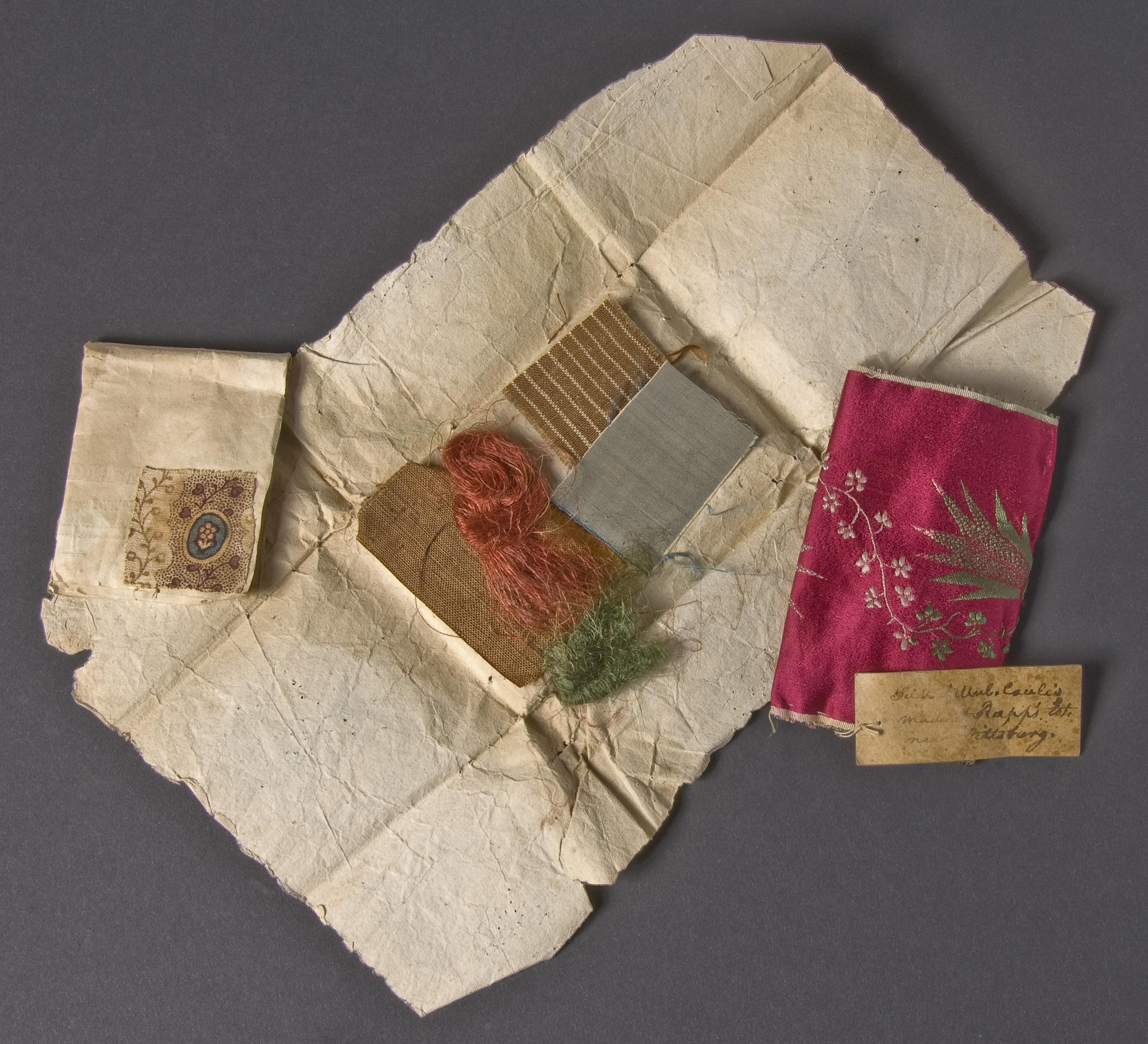 1958.0102.012, .013, .015, Textile fragment (3)