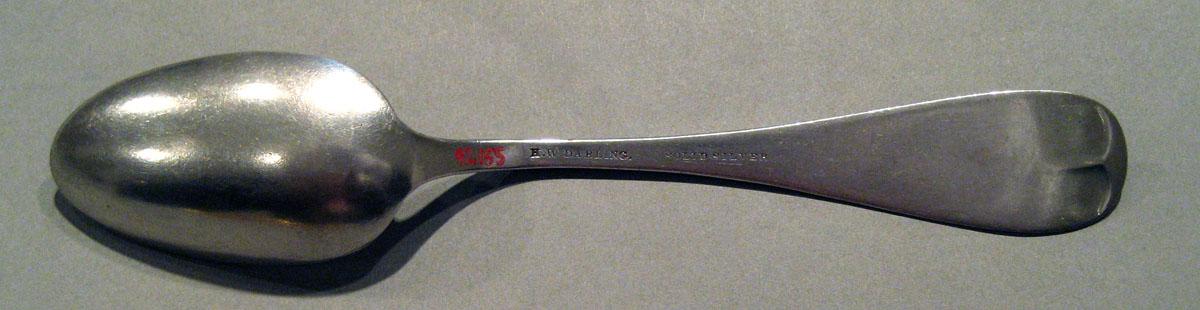 1992.0155 Silver Spoon underside