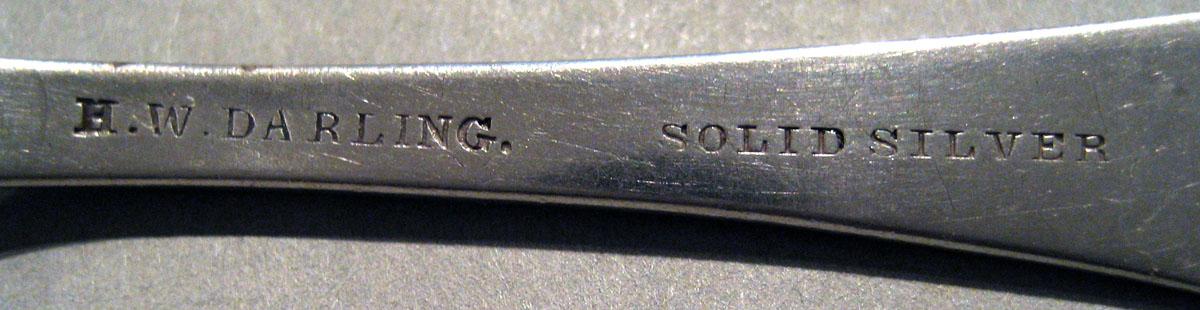 1992.0155 Silver Spoon mark