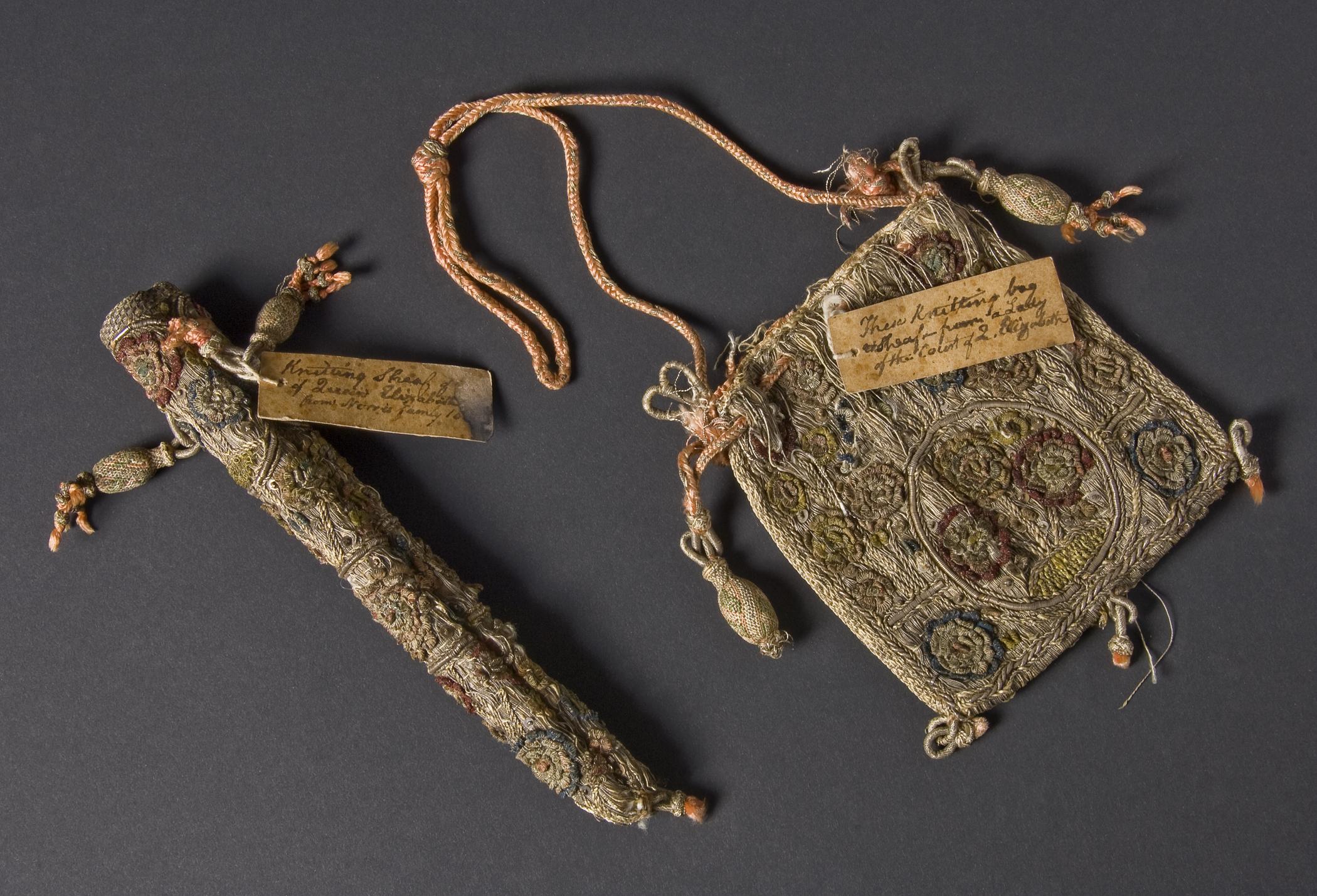 1958.0102.017 Sheath, 1958.0102.018 Bag, view 2