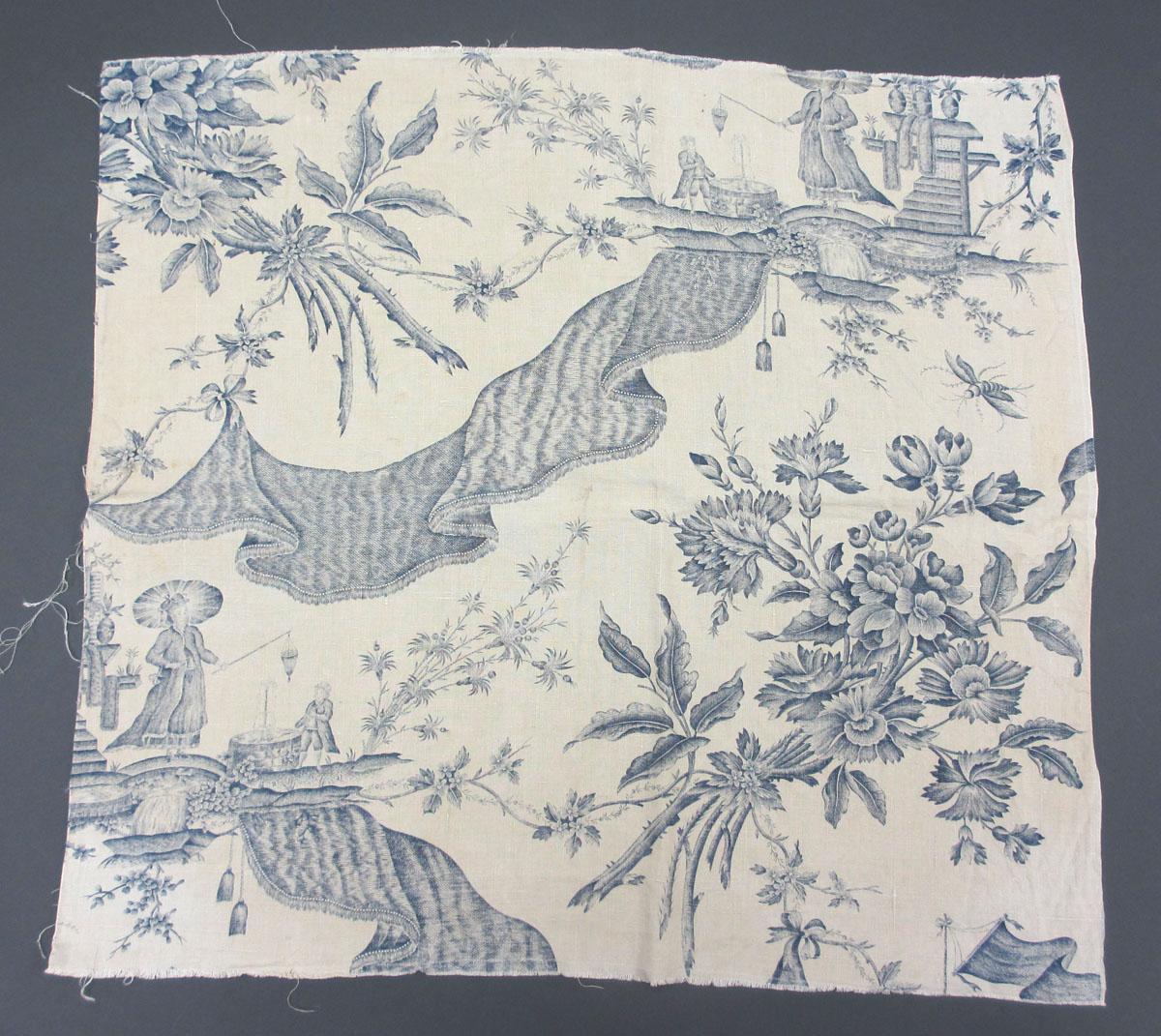 1993.0011.001 Textile, printd obverse
