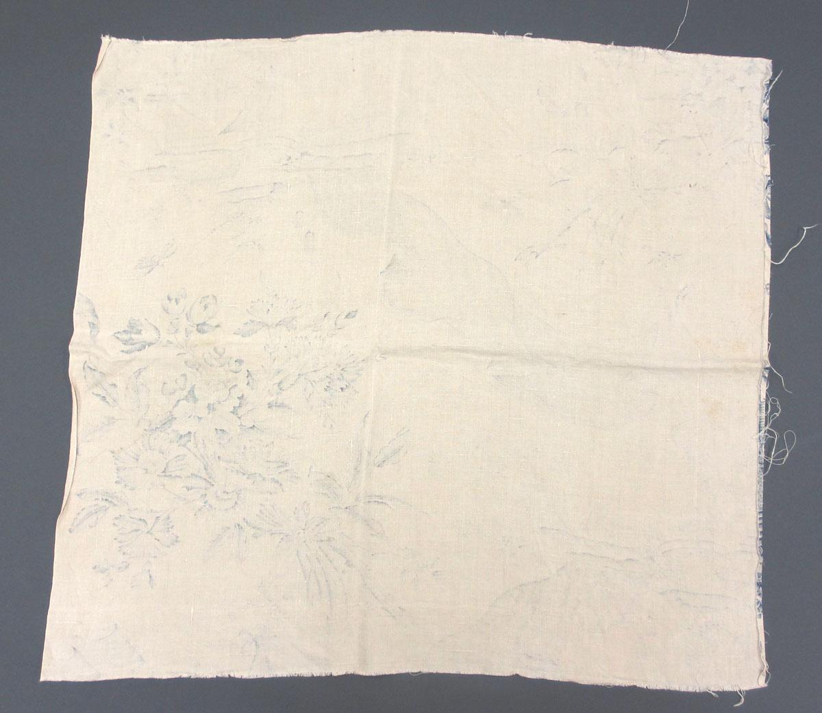 1993.0011.001 Textile, printd reverse