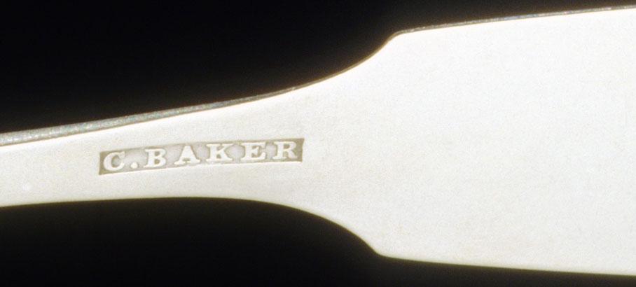 1993.0016 Spoon, Teaspoon, detail 1