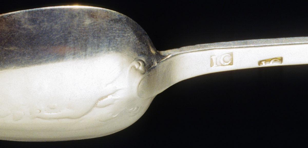 1993.0017 Spoon, Teaspoon, detail 1