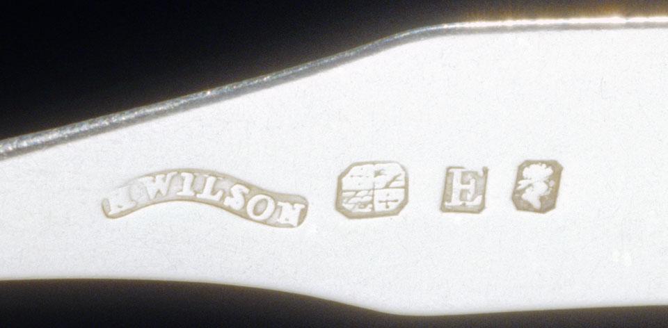1993.0019 Spoon, Dessert Spoon, detail 1