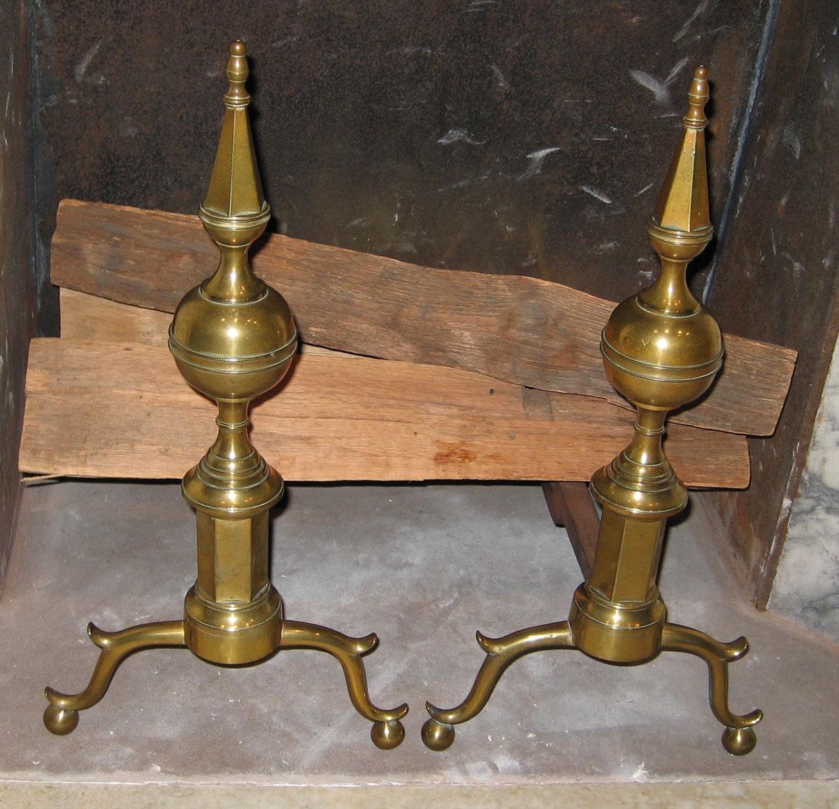 1993.0024.001 and .002 Andirons