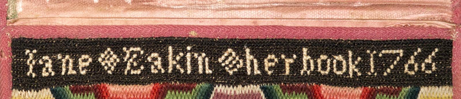 1993.0045 Pocketbook, Inside Detail 2