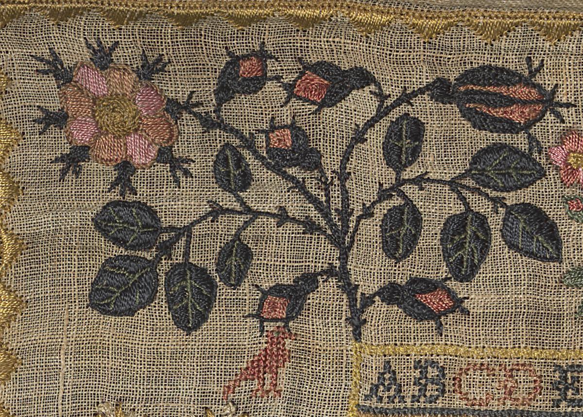 1993.0046 Sampler, Detail 10