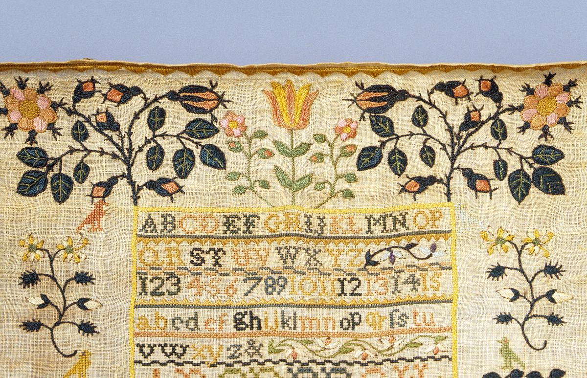1993.0046 Sampler, Detail 17