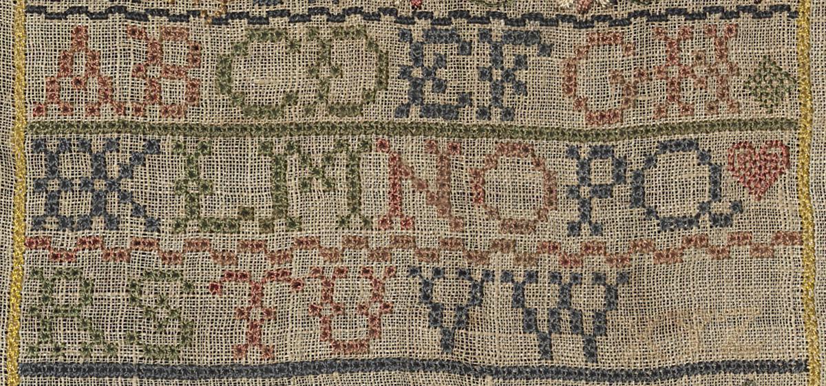 1993.0046 Sampler, Detail 7