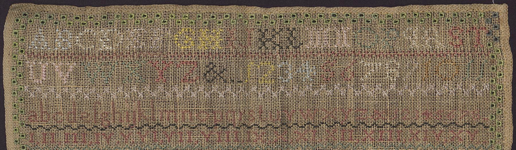 1993.0048 Sampler, Detail