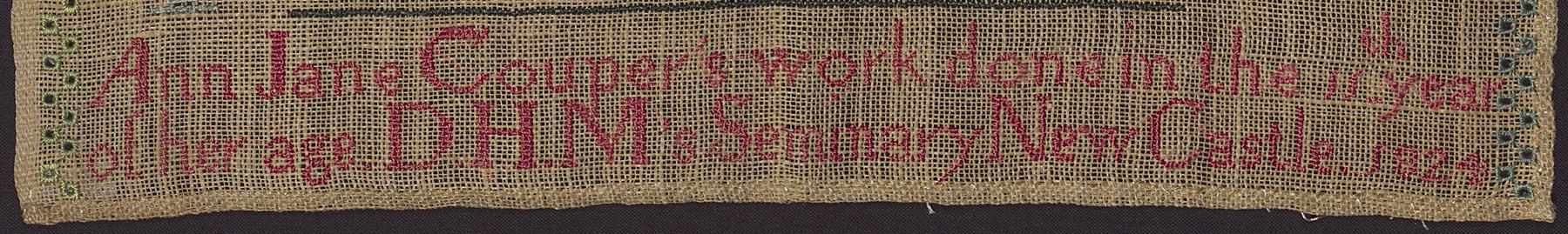 1993.0048 Sampler, Detail 5