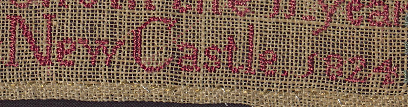 1993.0048 Sampler, Detail 8