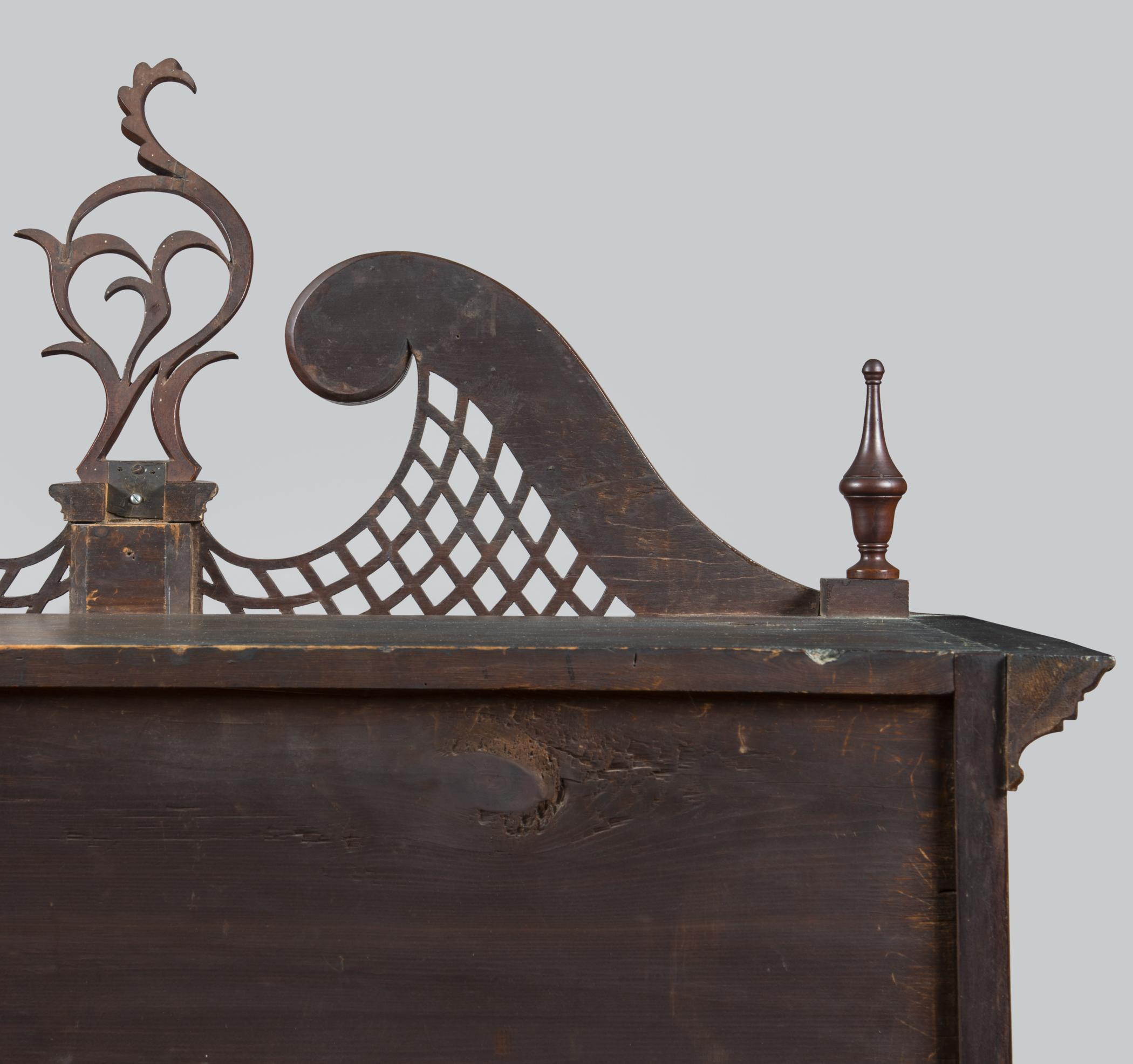 1993.0055 Chest of drawers, detail 2, reverse