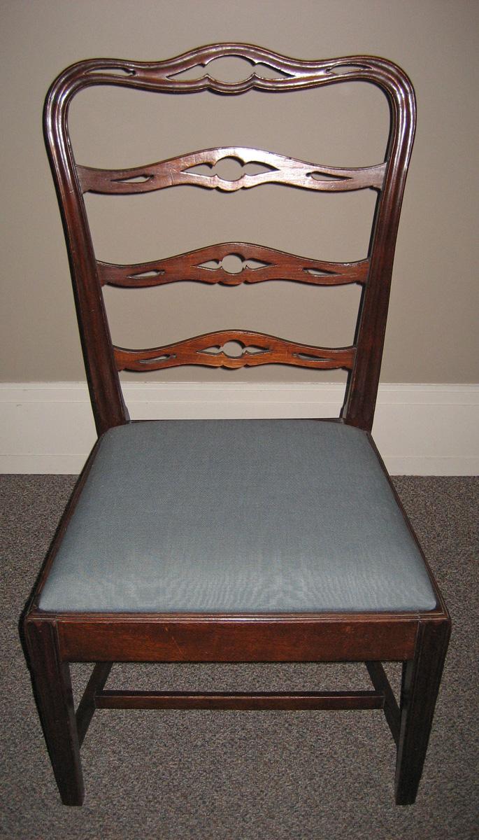 1993.0061.002 Chair, side chair and slip seat 2010.0501 view 2