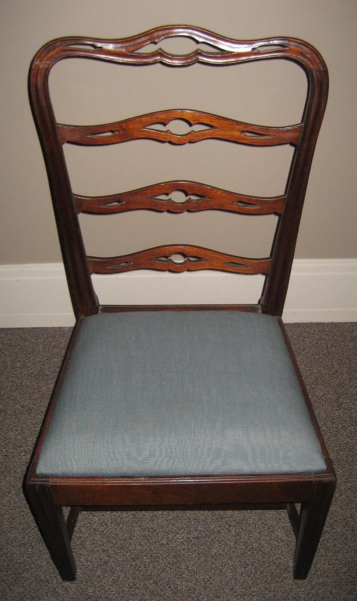 1993.0061.003 Chair, side chair and slip seat 2010.0502 view 2
