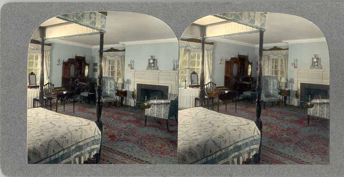 Room-Mrs. du Pont's Bedroom (Blue Bedroom), June 1938 (view 2)