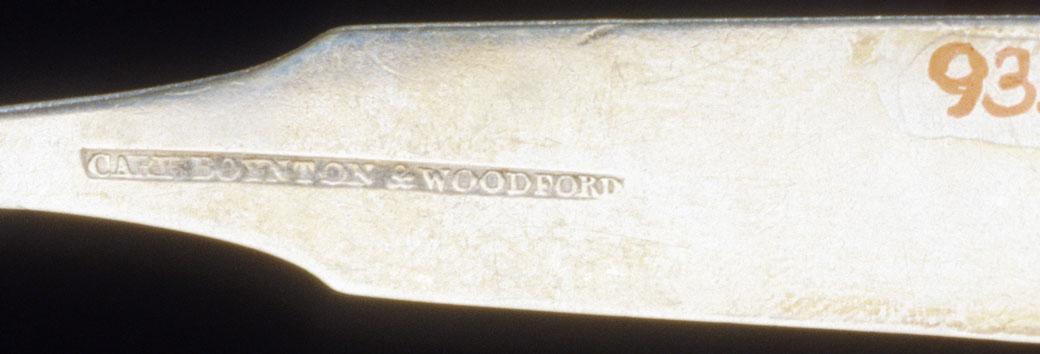 1993.0078 Spoon, Teaspoon, detail 1