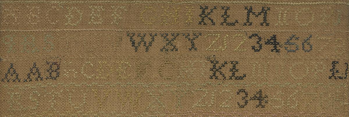 1993.0091 Sampler, Detail