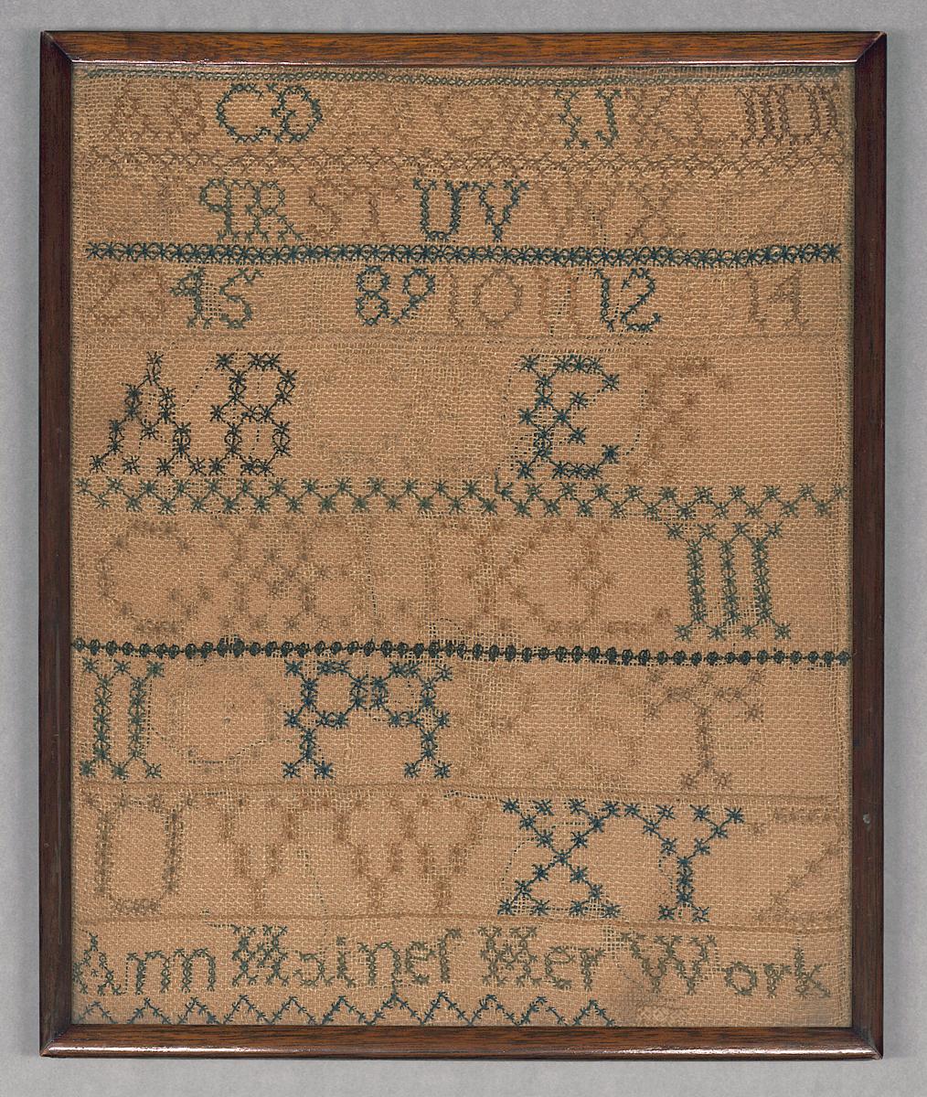 1993.0092 Sampler and Frame