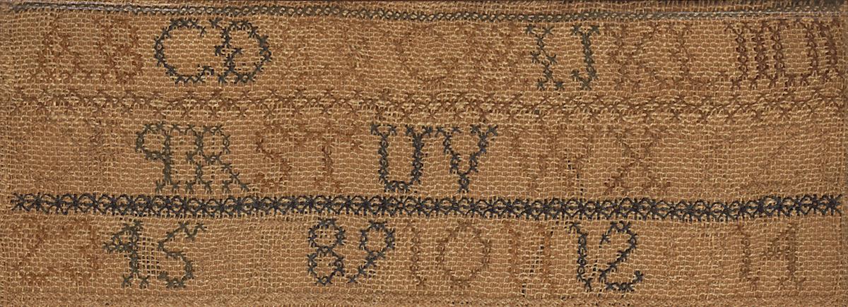1993.0092 Sampler, Detail